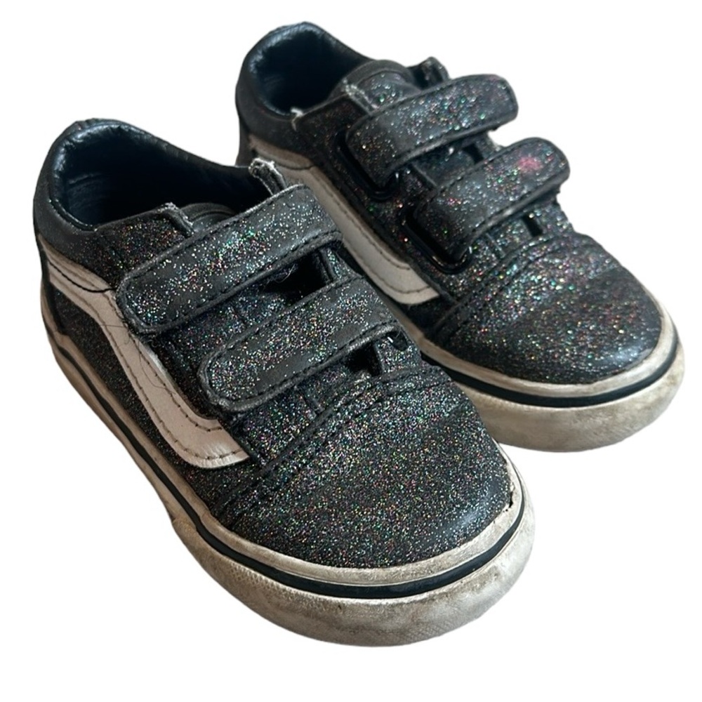 Black Sparkle Vans